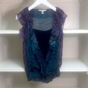 A Diane Von Furstenberg silk camisole top